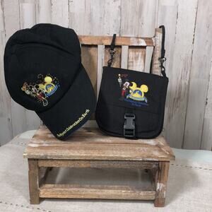 UPDATED!  Disney Travel Pack Flat Crossbody for Park Hopping with Matchi…